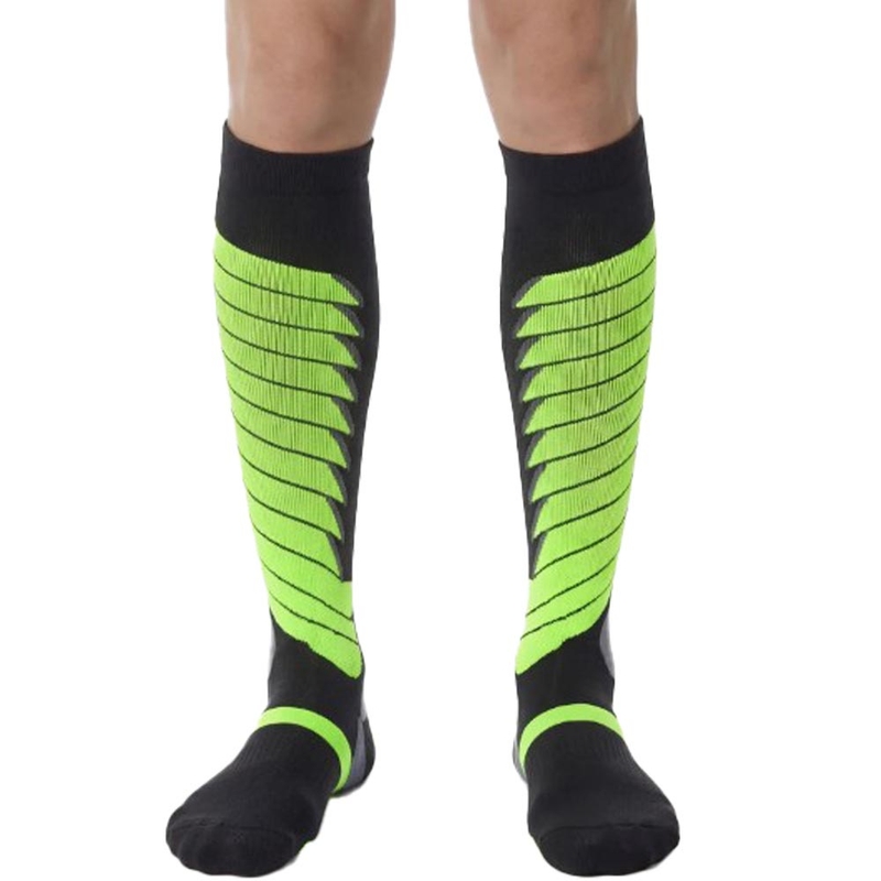 Calze funzionali al ginocchio SXS SPEED V3 nero-verde