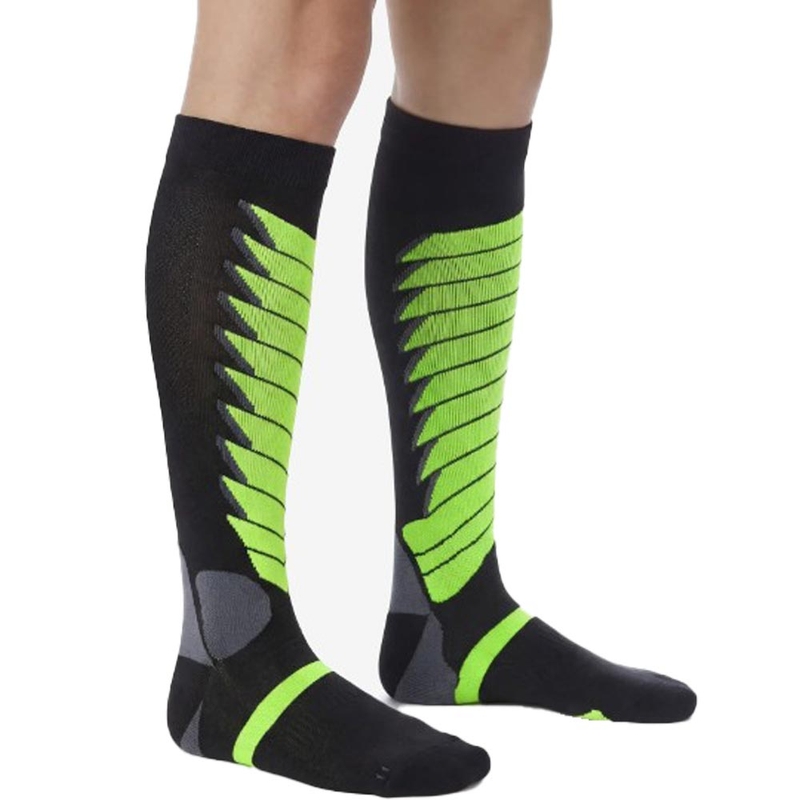 Calze funzionali al ginocchio SXS SPEED V3 nero-verde