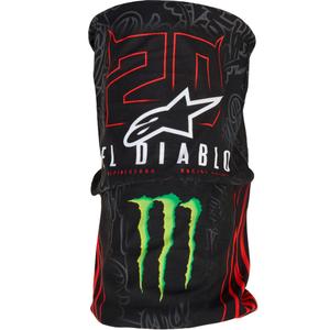 Scaldacollo Alpinestars FQ20 Monster Collection Nero-Rosso Fluo-Blu-Verde