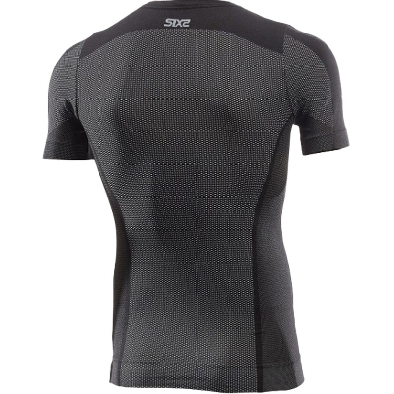 Maglia funzionale a maniche corte SIXS TS1 V2 in carbonio nero