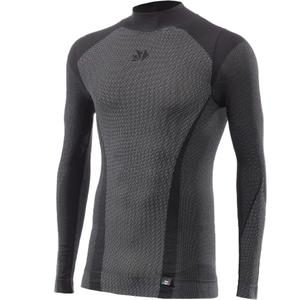 T-shirt funzionale a maniche lunghe SIXS TS3 V2 in carbonio nero