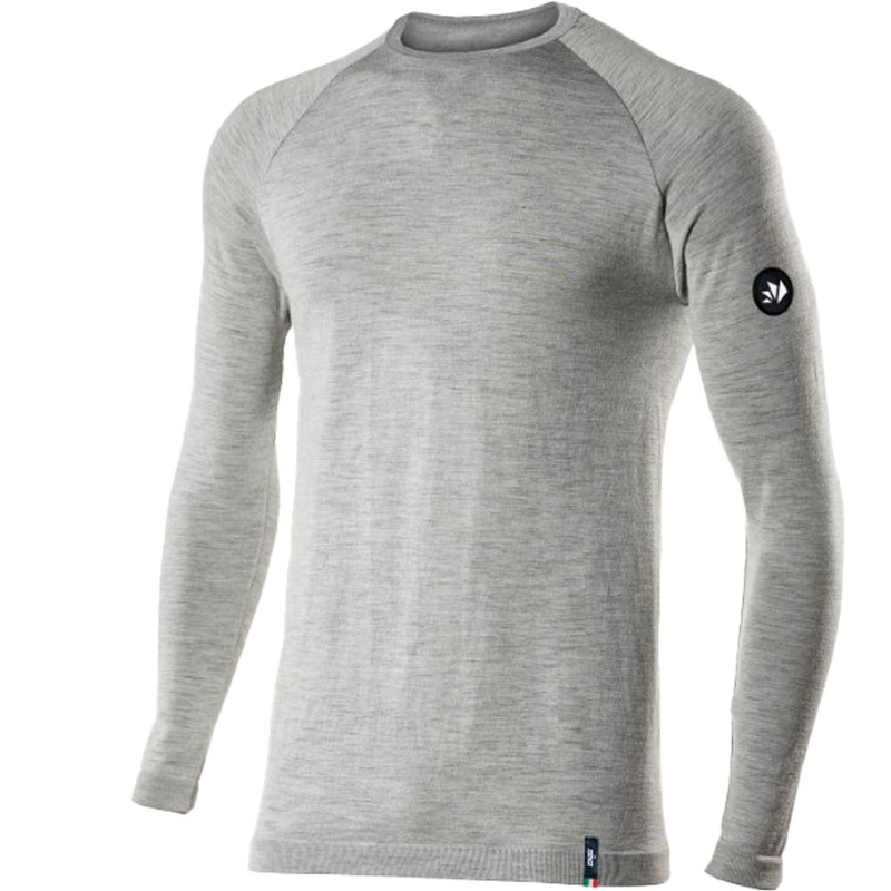 T-shirt termica a maniche lunghe SIXS TS2 MERINOS grigia