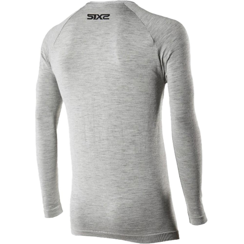 T-shirt termica a maniche lunghe SIXS TS2 MERINOS grigia