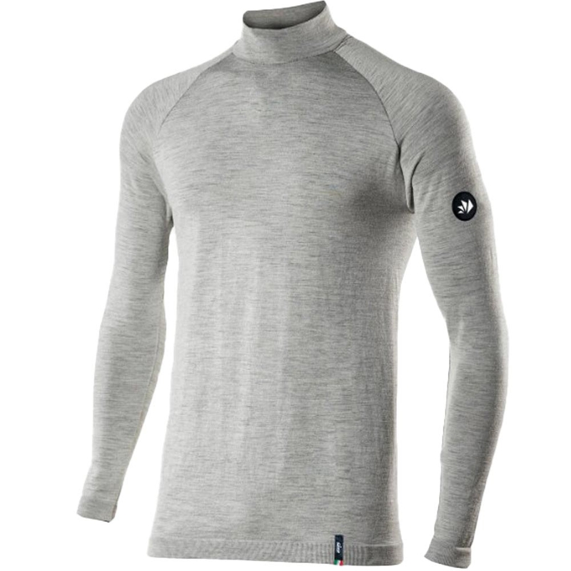 T-shirt termica a maniche lunghe SIXS TS3 MERINOS grigia