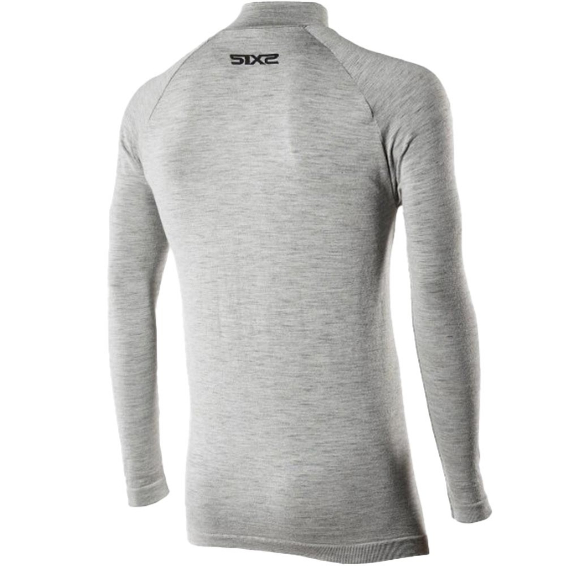 T-shirt termica a maniche lunghe SIXS TS3 MERINOS grigia