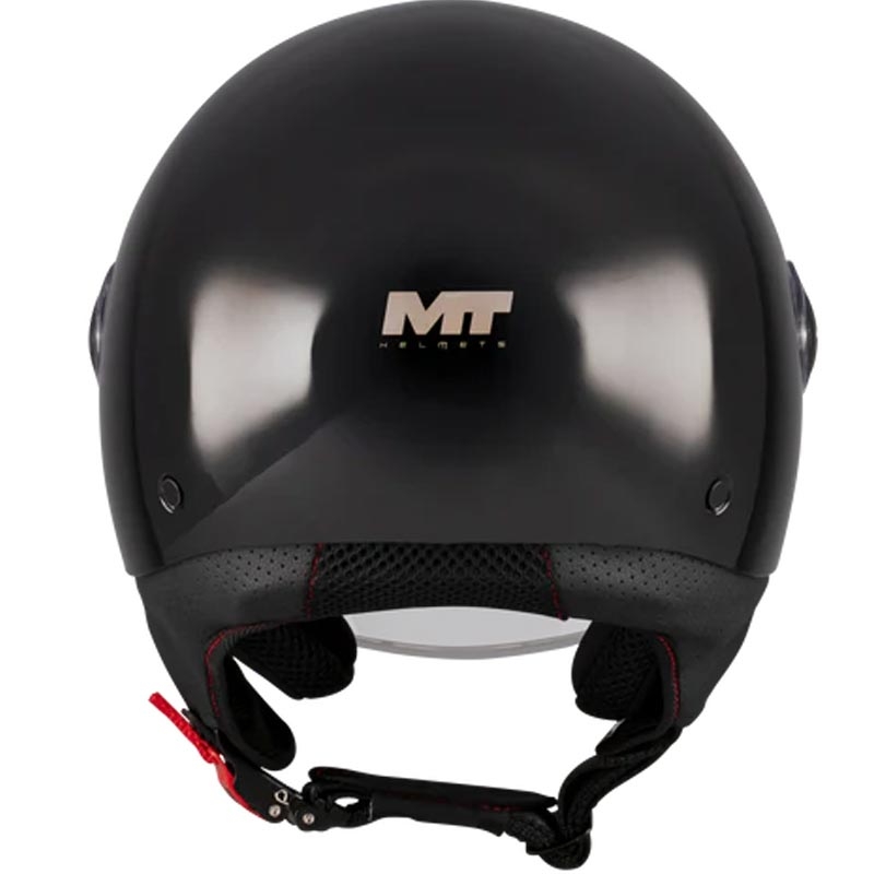 Casco da moto jet MT Street S Pure A1 nero