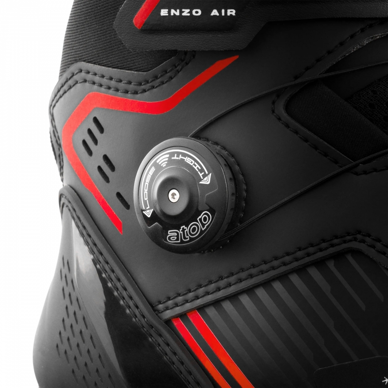 Stivali da moto Shimano Enzo Air neri-rossi