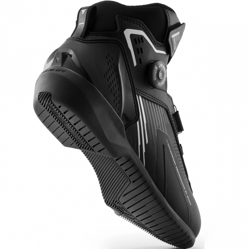 Stivali da moto Shimano Enzo Air neri e bianchi
