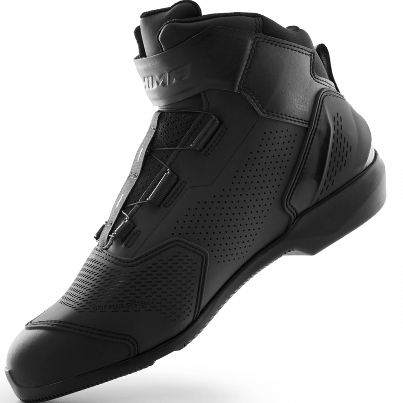 Stivali da moto Shimano Enzo Air neri e bianchi