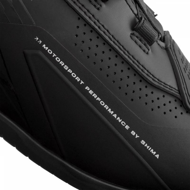 Stivali da moto Shimano Enzo Air neri e bianchi