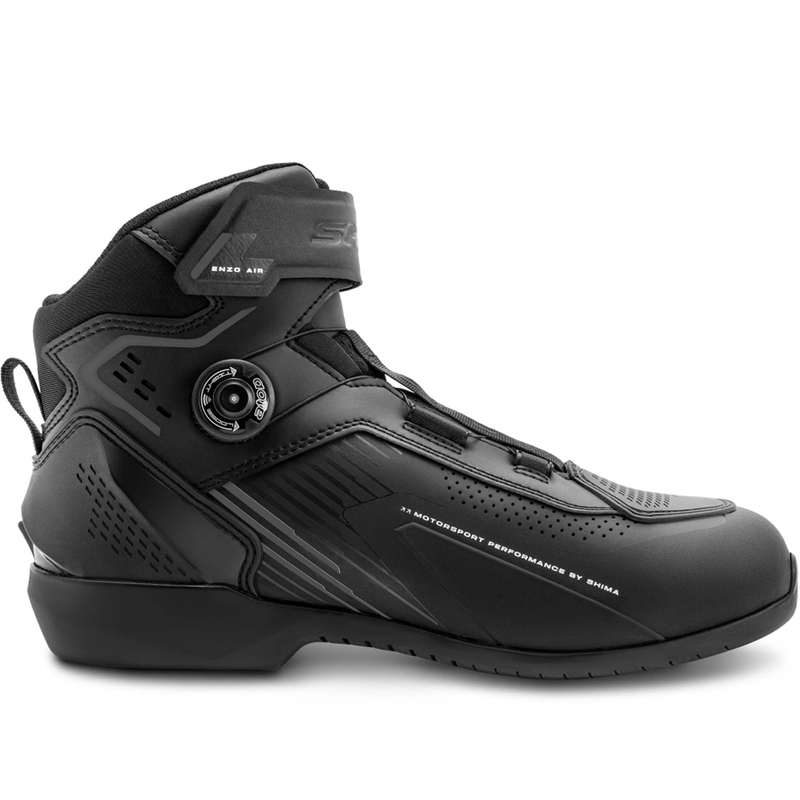 Stivali da moto da donna Shimano Enzo Air neri-neri