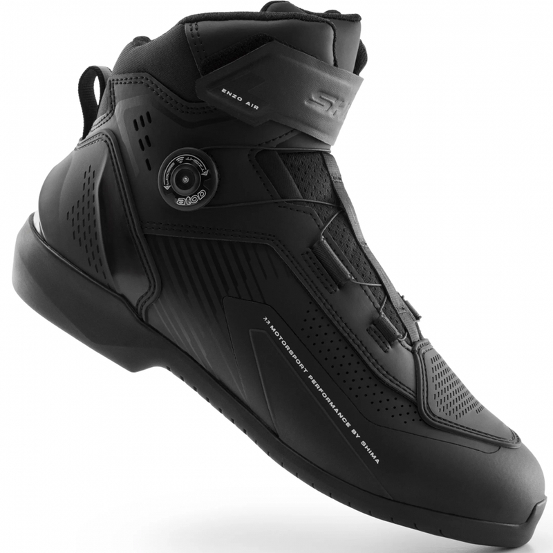 Stivali da moto da donna Shimano Enzo Air neri-neri