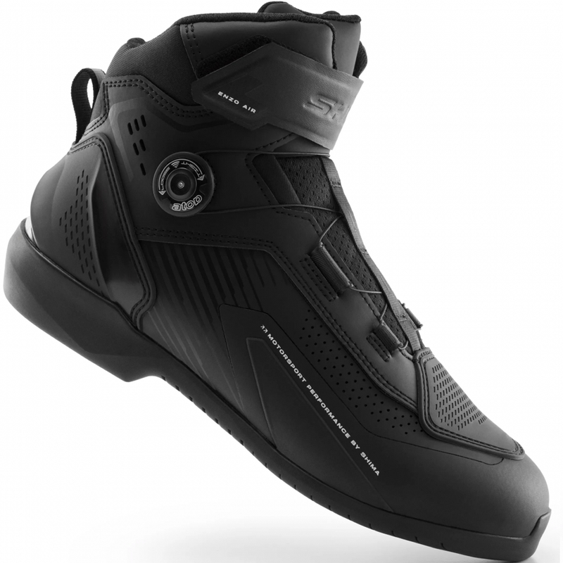 Stivali da moto da donna Shimano Enzo Air neri-neri