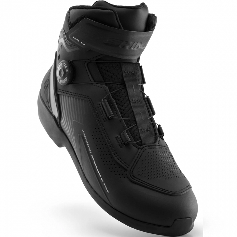 Stivali da moto da donna Shimano Enzo Air neri-neri