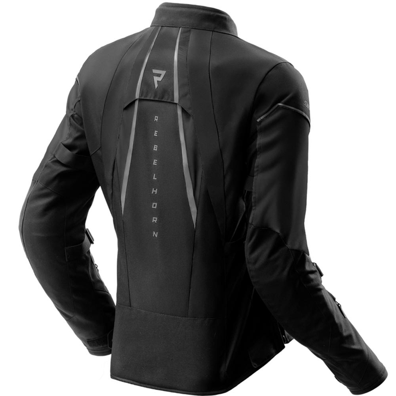 Giacca da moto da donna Rebelhorn Swift nera