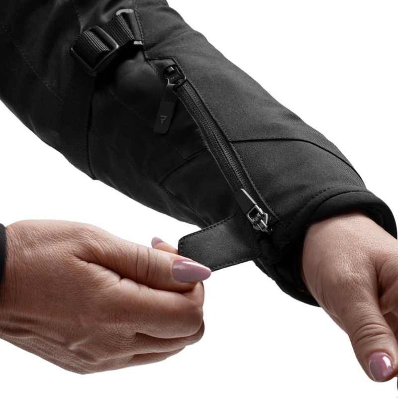 Giacca da moto da donna Rebelhorn Swift nera