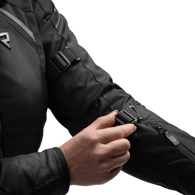 Giacca da moto da donna Rebelhorn Swift nera