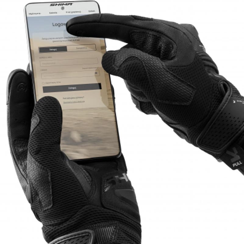 Guanti da moto Shima Spark 3.0 neri