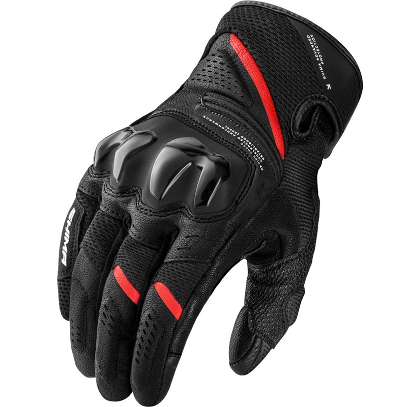 Guanti da moto Shima Spark 3.0 neri e rossi