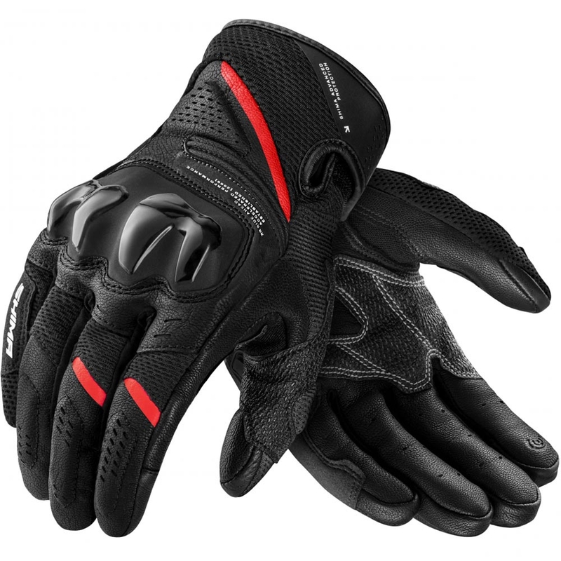 Guanti da moto Shima Spark 3.0 neri e rossi