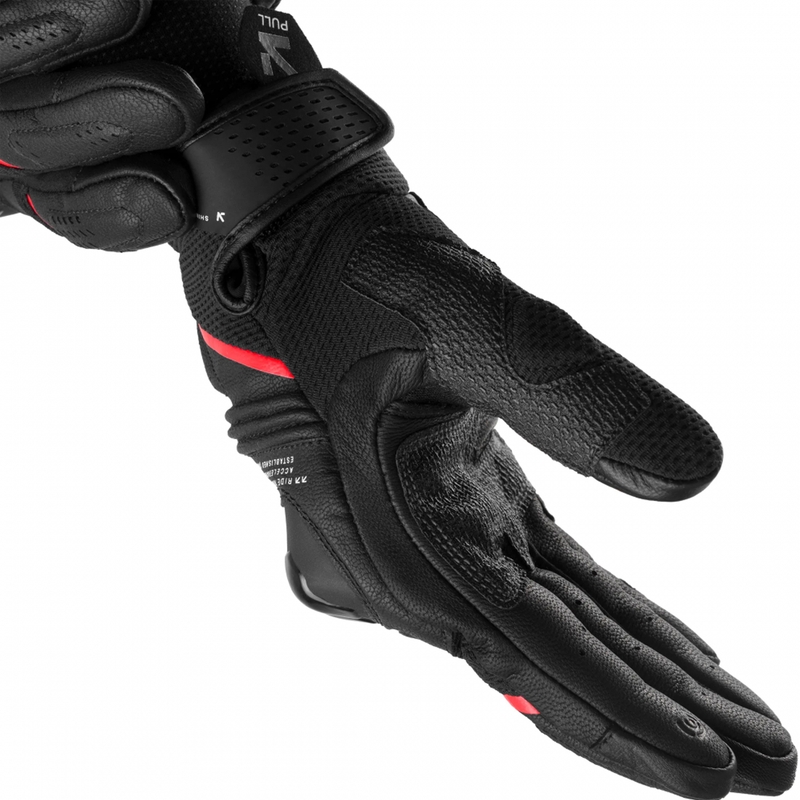 Guanti da moto Shima Spark 3.0 neri e rossi