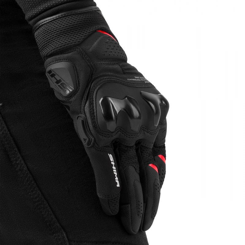 Guanti da moto Shima Spark 3.0 neri e rossi