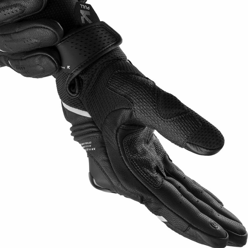 Guanti da moto Shima Spark 3.0 neri e bianchi