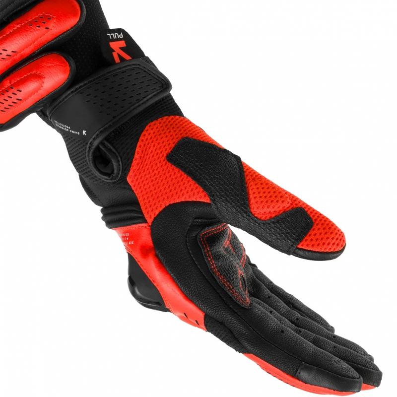 Guanti da moto Shima Spark 3.0 rosso fluo