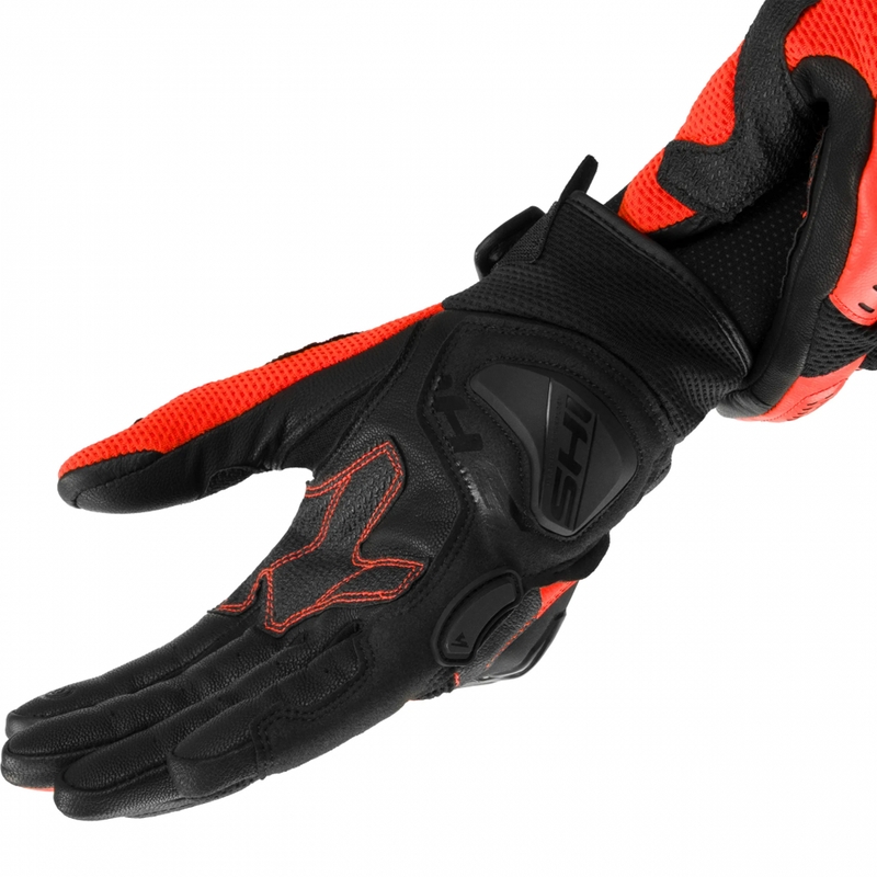 Guanti da moto Shima Spark 3.0 rosso fluo