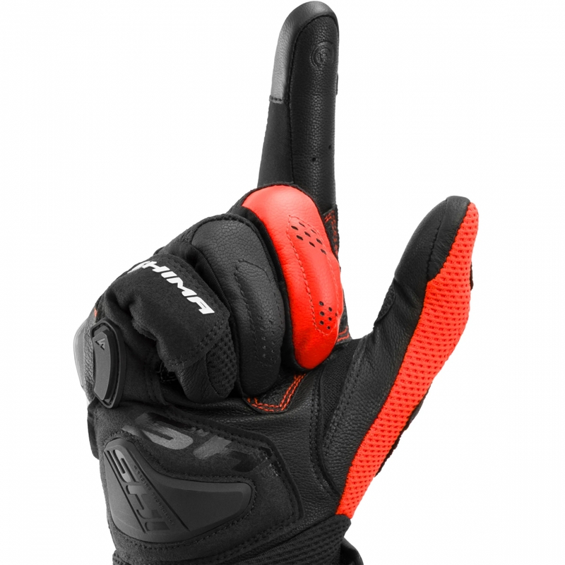 Guanti da moto Shima Spark 3.0 rosso fluo