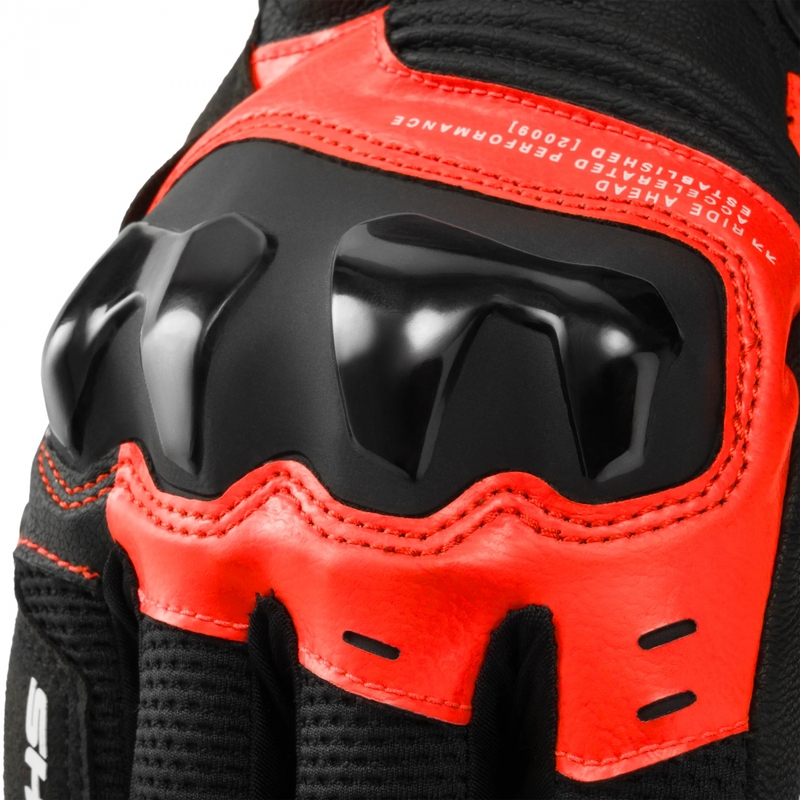 Guanti da moto Shima Spark 3.0 rosso fluo