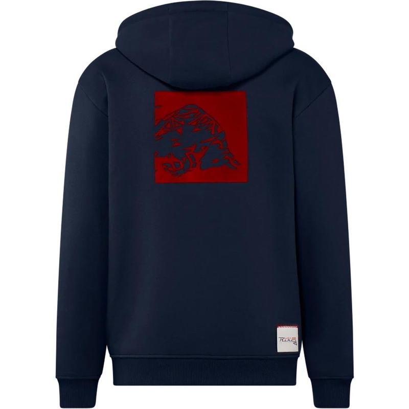 Felpa con cappuccio e zip Red Bull Racing Core F805 blu