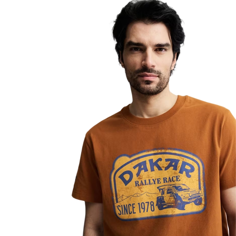 Maglietta Dakar Truck marrone