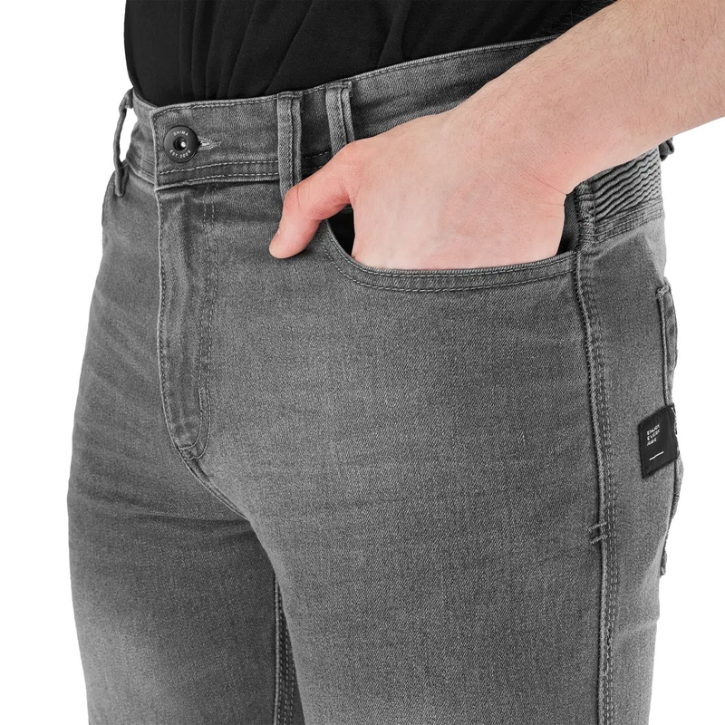 Jeans da moto lunghi Shimano Zenith grigi