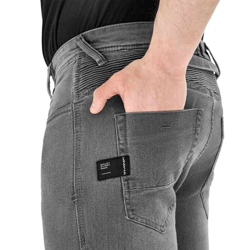 Jeans da moto lunghi Shimano Zenith grigi