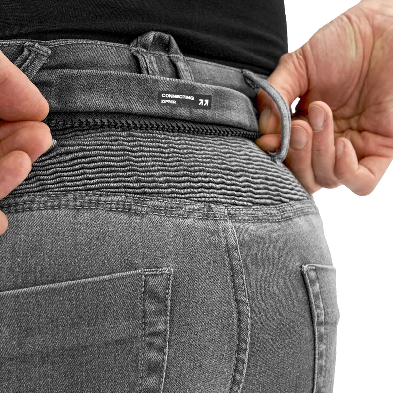 Jeans da moto lunghi Shimano Zenith grigi
