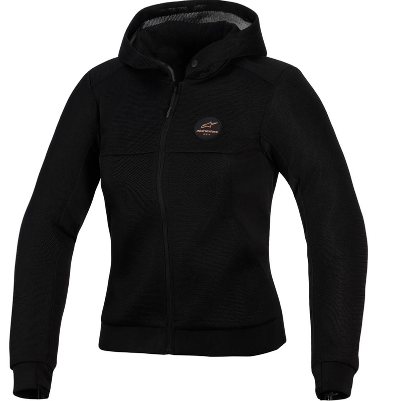 Giacca da moto da donna Alpinestars Stella Chrome Superairflow, colore nero-rame