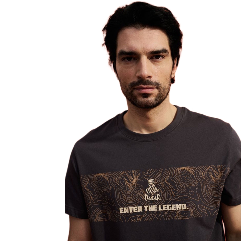 T-shirt Dakar High 263 grafite
