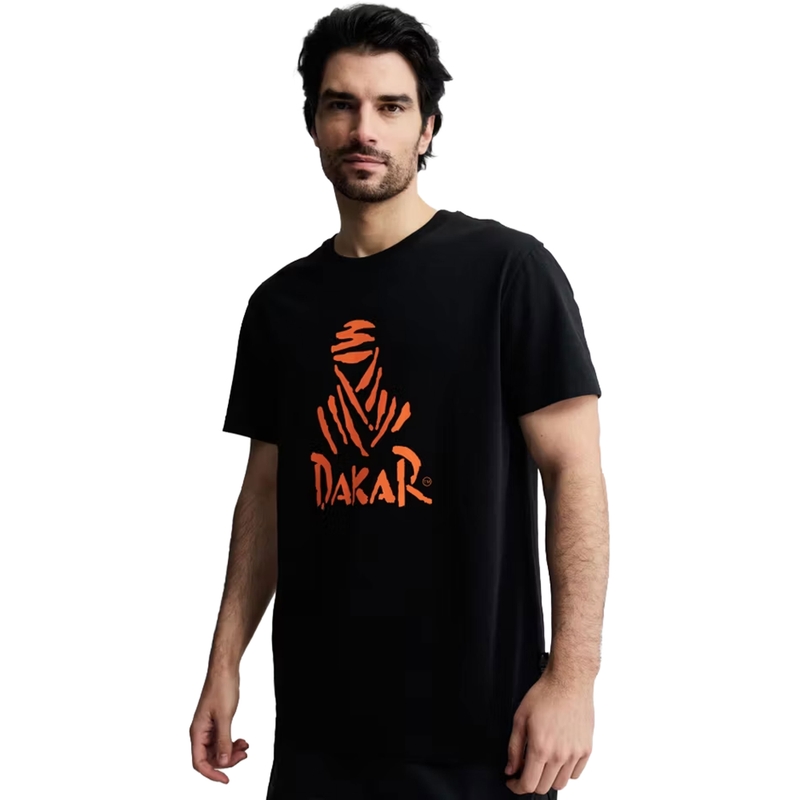 Maglietta nera con logo Dakar 263