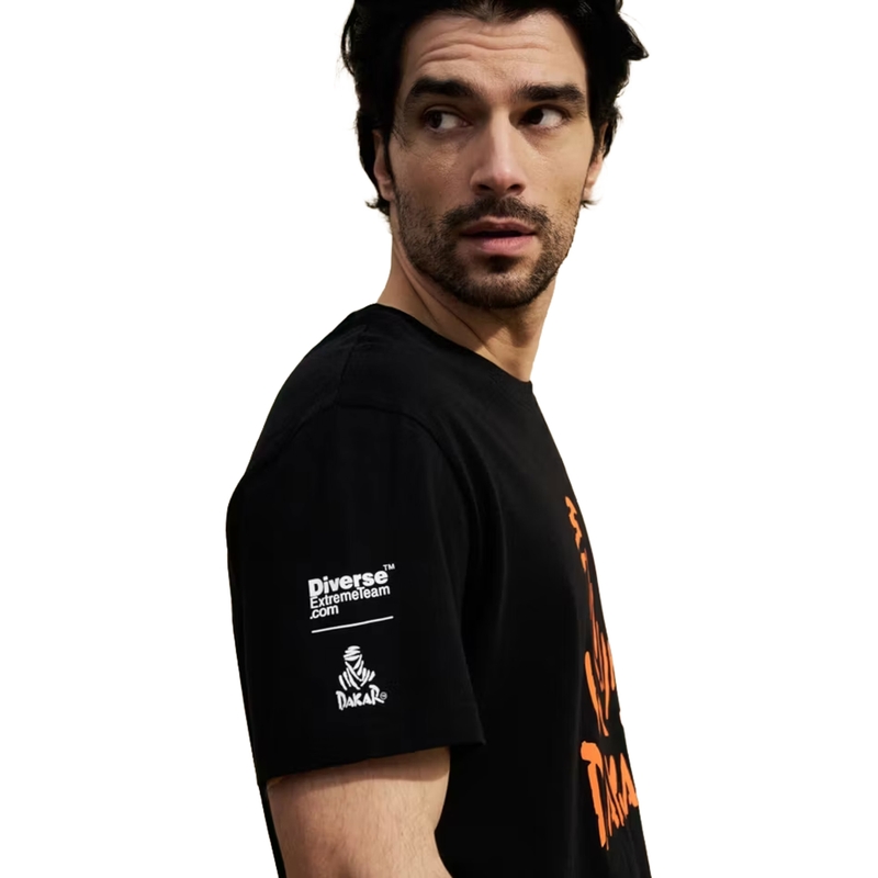 Maglietta nera con logo Dakar 263