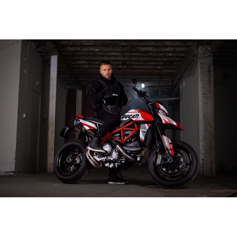 Giacca da moto Oxford Armourlite AA Lockon nera