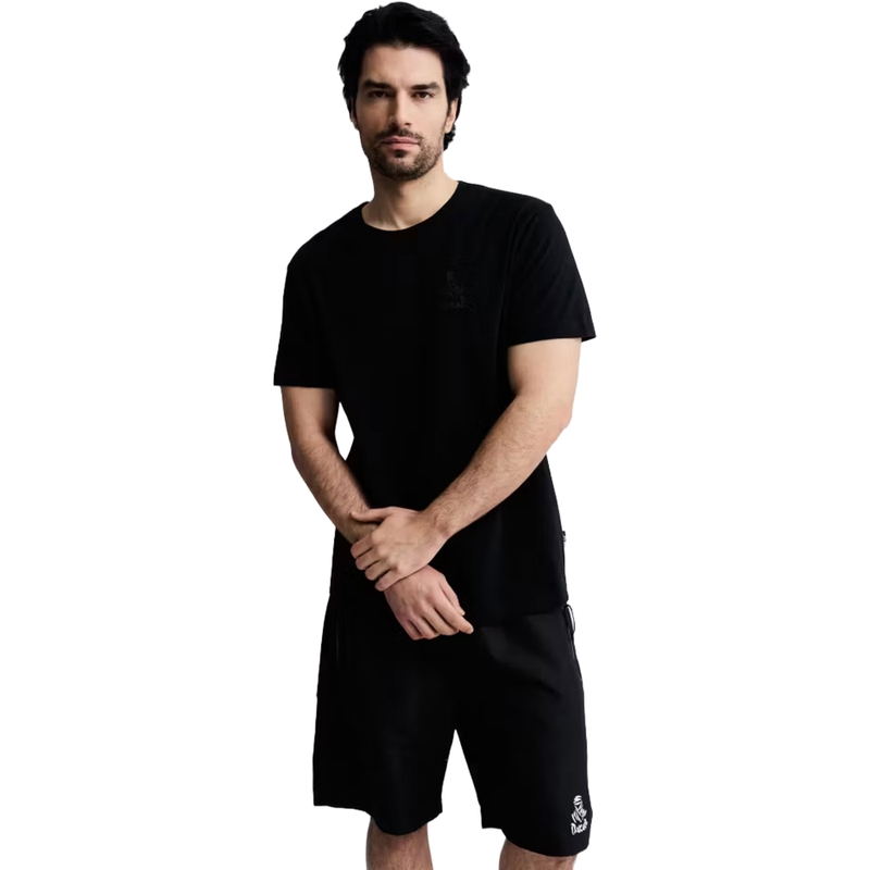 T-shirt nera con logo Dakar SM 263