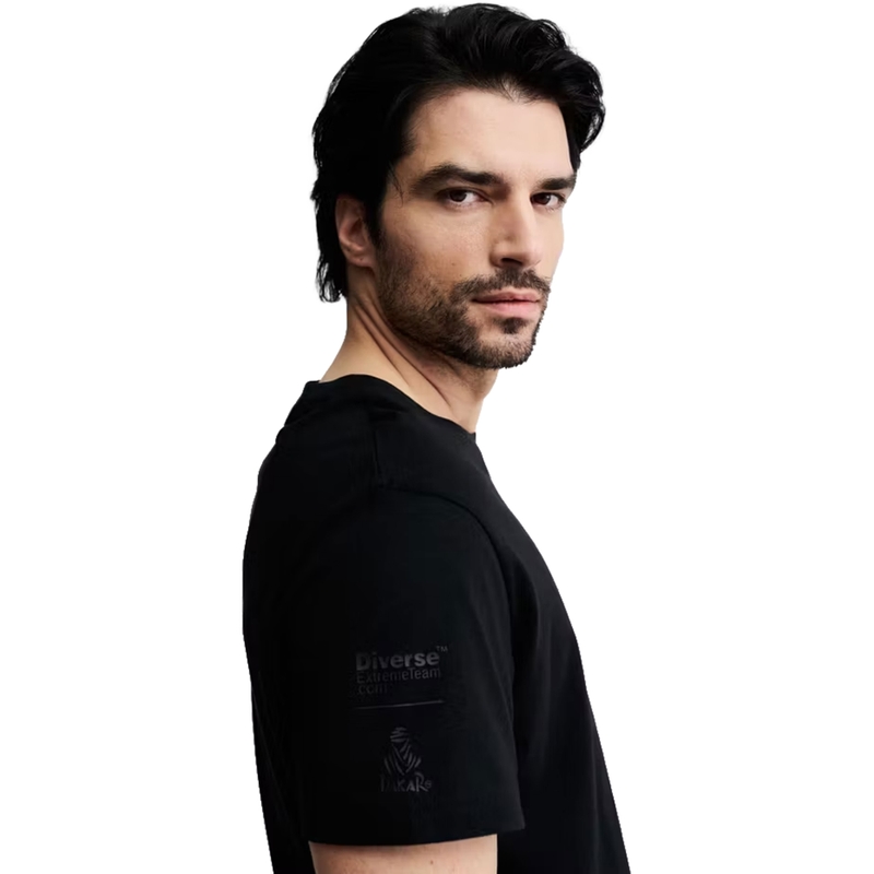 T-shirt nera con logo Dakar SM 263