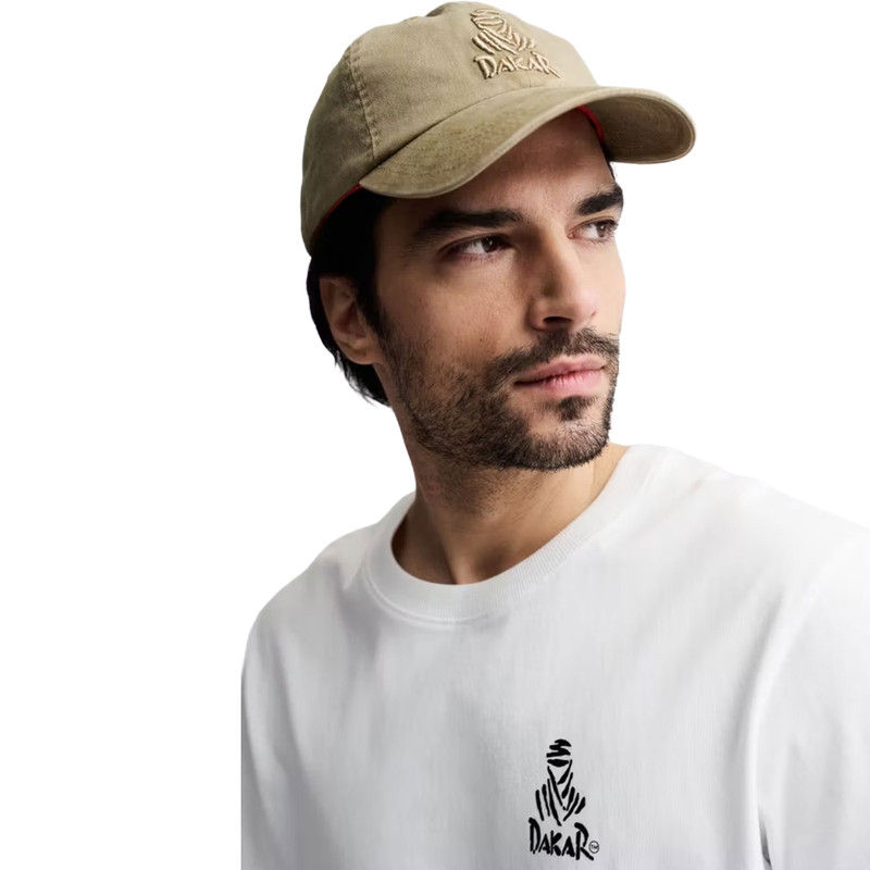 T-shirt con logo Dakar SMW263 bianca