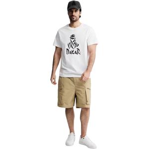 T-shirt con logo Dakar W 263 bianca