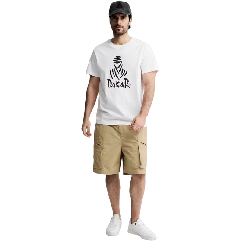 T-shirt con logo Dakar W 263 bianca