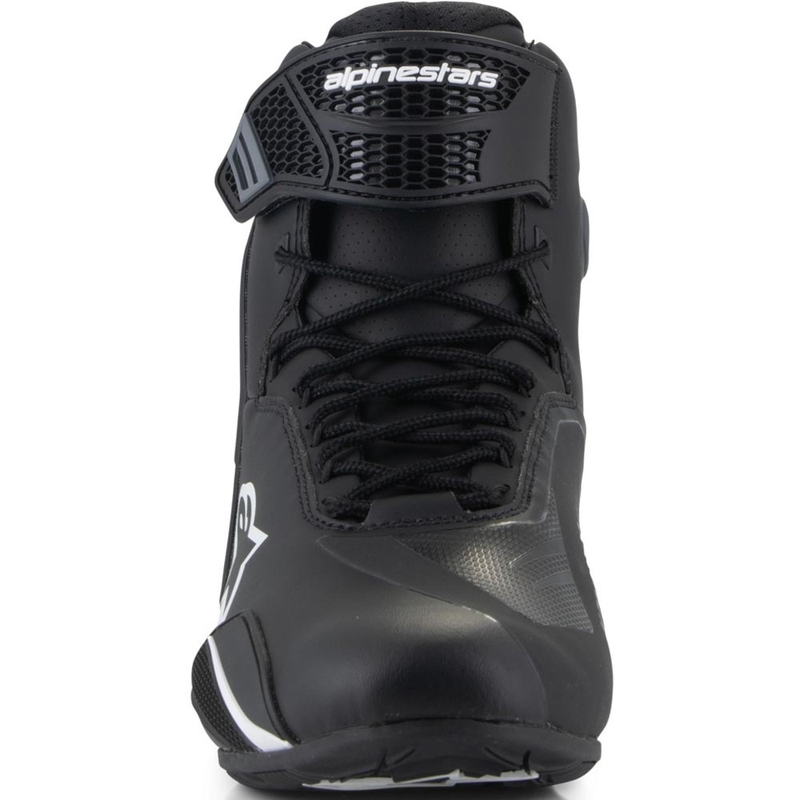 Stivali da moto Alpinestars Faster-4 neri e bianchi