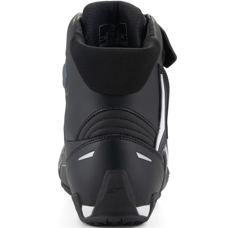 Stivali da moto Alpinestars Faster-4 neri e bianchi