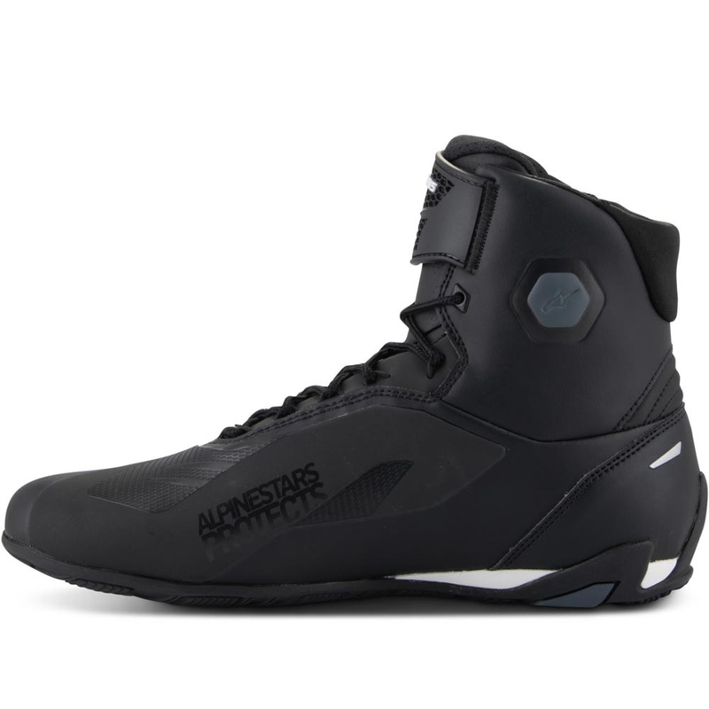 Stivali da moto Alpinestars Faster-4 neri e bianchi
