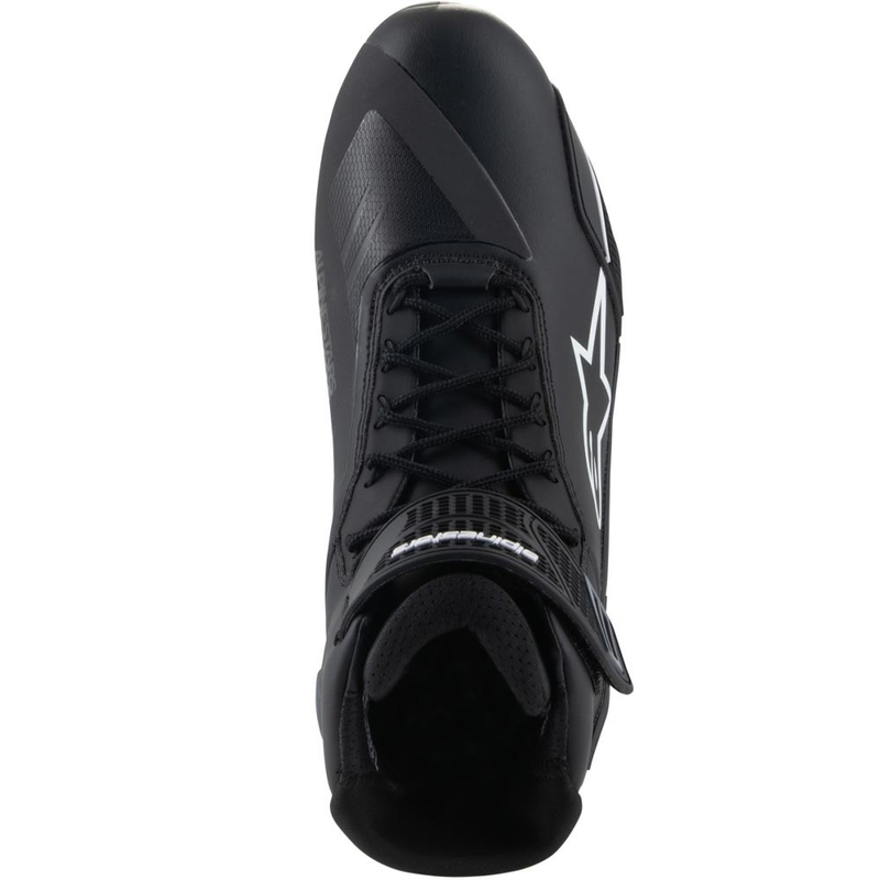 Stivali da moto Alpinestars Faster-4 neri e bianchi